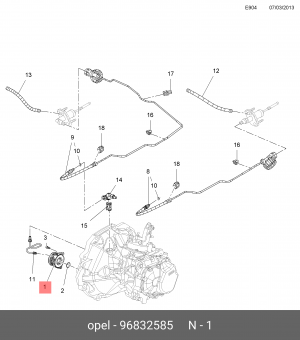 Подшипник выжимной GM 96832585 96832585 GENERAL MOTORS