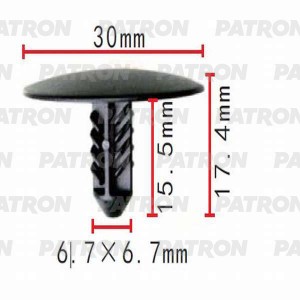 CHEVROLET CRUZE (2009>) крепления шумоизоляции капота P370545 PATRON