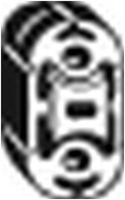 Кронштейн CHRYSLER Voyager (01-08) крепления глушителя BOSAL 255-557 BOSAL