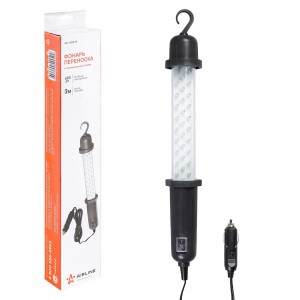 Лампа переносная светодиодная 12В 3м в прикуриватель AIRLINE AFL-30W-14 AIRLINE