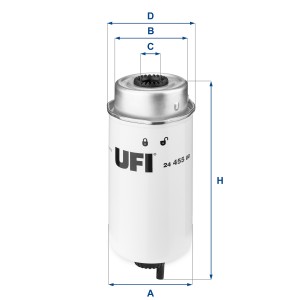 Фильтр топливный дизельный 24.455.00 24.455.00 UFI