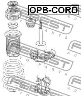 Опора амортизатора OPEL CORSA D OPB-CORD OPBCORD FEBEST