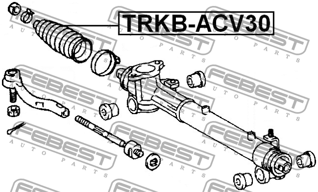 Пыльник рулевой TRKB-ACV30 TRKB-ACV30 FEBEST