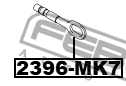 Крюк буксирный SKODA OCTAVIA 2014-2017 2396-MK7 2396-MK7 FEBEST