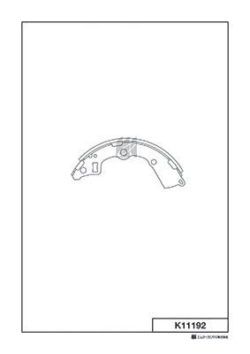 K11192-01 колодки барабанные\ Kia Picanto 1.0/1.1 2WD 02> K11192 MK KASHIYAMA