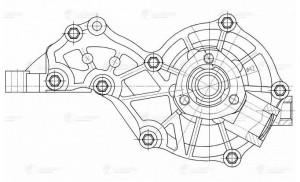 AUDI A4 B5 / A6 C4 / PASSAT B5 с корпусом / 1.8T LWP 18173 LUZAR