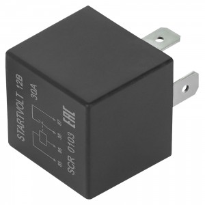Реле универсальное 4-х контактное 12V 30A (без кронштейна) SCR 0103 START VOLT