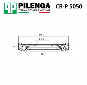 Ремкомплект верхней опоры амортизатора LARGUS, LOGAN, SANDERO, DUSTER CB-P5050 CBP5050 PILENGA