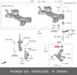 HYUNDAI SANTA FE (TM) (2018>) 54584S1000 HYUNDAI KIA