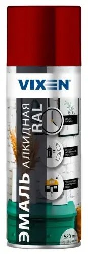 Краска вишневая аэрозоль 520мл VIXEN VX13003 VIXEN