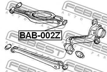 Сайлентблок BAB-002Z BAB-002Z FEBEST