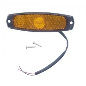 Фонарь габаритный желтый светодиодный 12/24V MEGAPOWER 37026001 MEGA POWER