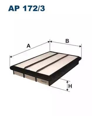 Фильтр воздушный MITSUBISHI Pajero 3 (00-06),4 (06-) FILTRON AP1723 FILTRON