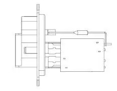 Резистор э вент. отоп. для а м Chrysler Voyager IV (01-) Dodge Caravan IV (01-)  LFR 0348 LUZAR