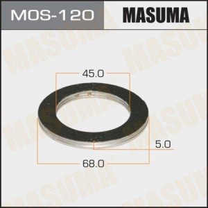 кольцо глушителя уплотнительное!(м) 45x68\ MOS-120 MASUMA