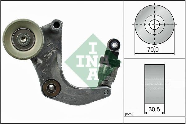Натяжитель ремня HONDA CIVIC IX 1.8, CR-V IV 2.0 534053410 534 0534 10 INA
