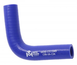 Патрубок МАЗ бачка расширительного (L=180мм,d=16) силикон MEGAPOWER 13016134 MEGA POWER