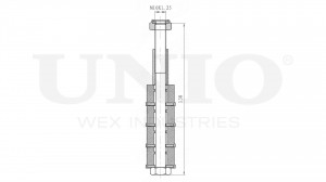 Стойка стабилизатора передняя SSP-50015 UNIO