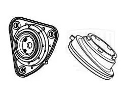 Опора амортизатора Ford Focus II (05-)/III (11-) (перед.) (с подшип.) (SA 1052) SA 1052 TRIALLI