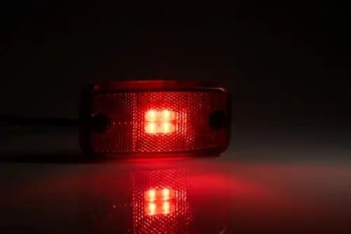 фонарь габаритный! LED, красный, 110х54, с проводом 0.5м\ FT019CLED FRISTOM