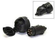 разъем для прицепа! в сборе пластиковый (7 контактов, вилка + розетка)\ 5192 VYMPEL