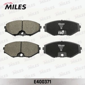 Колодки тормозные передние (без датчика) (Смесь Low-Metallic) NISSAN MAXIMA QX ( E400371 MILES