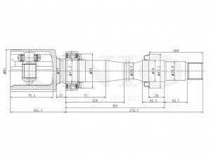 ШРУС внутренний правый CVJ-30113 UNIO