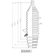 Пыльник рулевой системы Avantech BS000U AVANTECH