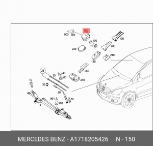 171 820 54 26 датчик A 171 820 54 26 MERCEDES BENZ