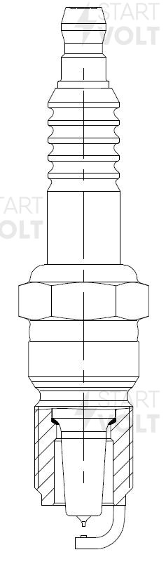 Свеча зажигания для а/м Ford Focus (98-) 1.8i/2.0i/Focus II (04-) 2.0i Ir+Pt (VS VSP 1003 START VOLT