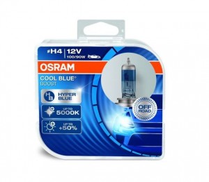Лампа 12V H4 100/90W P43t +50% 5000K бокс (2шт.) Cool Blue Boost OSRAM 62193CBB-HCB OSRAM
