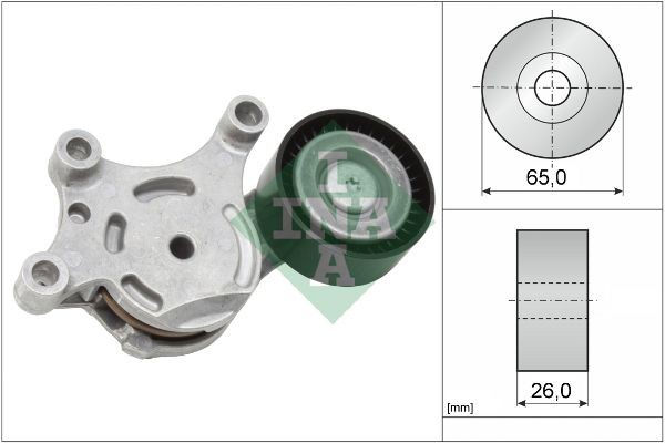 Натяжитель ремня FORD FOCUS II 1.6TDCi, CITROEN BERLINGO II 1.6HDi 534007520 534 0075 20 INA