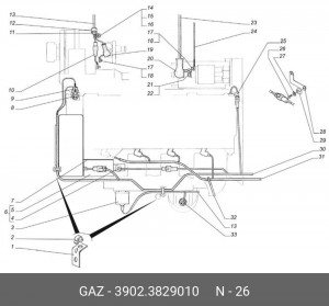Датчик давления масла УАЗ дв.ЗМЗ-514 (ОАО ГАЗ) 3902.3829010 GAZ GAZ