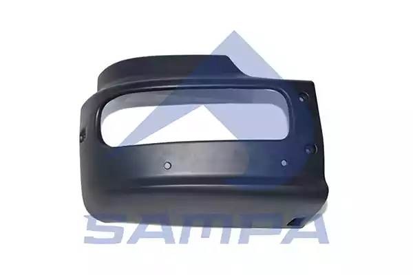 Бампер MERCEDES Atego правая часть (низкий) SAMPA 18100008 SAMPA