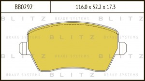 NISSAN/RENAULT/LADA LOGAN MCV/ LARGUS c тормозной системой TRW BB0292 BLITZ