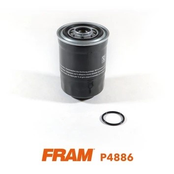 фильтр топливный!\ Mitsubishi Lancer/Pajero, Mazda 323 1.7D-2.5D 84> P4886 FRAM