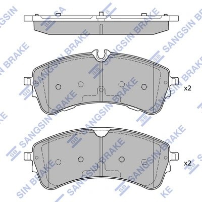 Тормозная колодка SP4482 SP4482 SANGSIN