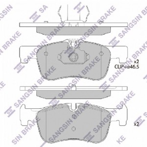 Колодки тормозные BMW 1 (F20) передние (4шт.) SANGSIN SP4043 SANGSIN