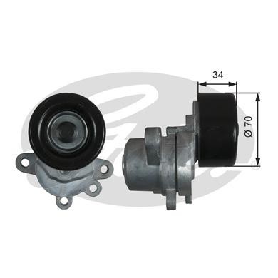 Натяжитель ремня поликлинового (7808-21555) T39155 T39155 GATES