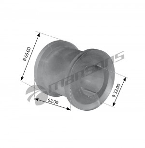 Втулка IVECO стабилизатора заднего d=32мм (резиновая) MANSONS 700577 MANSONS