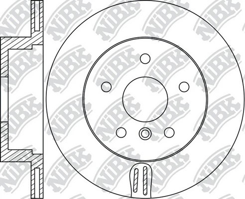 Диск тормозной BMW X3 F25 10-  RN1720 RN1720 NIBK