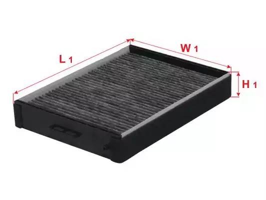 Фильтр салонный угольный  HYUNDAI SANTA FE 2,7 2004 - 2006  HYUNDAI SONATA 2,0 2 CAC2802 SAKURA