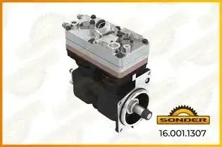 Компрессор воздушный 2 цил. KNORR  LK2006, K173359N50 / MB A4711304215,471130421 160011307 SONDER