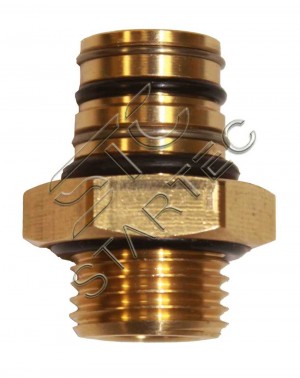 Соединитель переходник М12x1.5 P5 поворотный латунь STARTEC INF.11.12P5 STARTEC