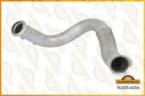 Труба глушителя приемн. с гофрой RVI Premium Euro III 150014034 SONDER