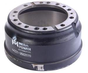 Барабан тормозной МАЗ-ЕВРО (10 отверстий) MEGAPOWER 350-32-032 MEGA POWER