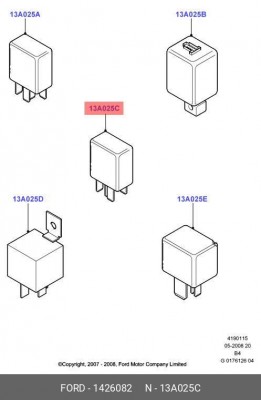 Реле FORD C-Max,Focus,Kuga OE 1 426 082 FORD