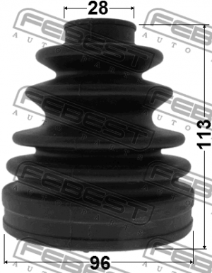 Пыльник ШРУСа внутренний MITSUBISHI OUTLANDER 08-12 0115-KLH18 0115-KLH18 FEBEST