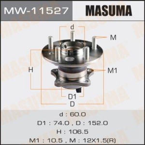 к-кт подшипника! ступицы задн. \ Toyota Camry 2.0-3.5 11> MW-11527 MASUMA