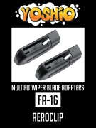 Адаптер щетки стеклоочистителя AEROCLIP комплект (2шт.) YOSHIO FA16 YOSHIO